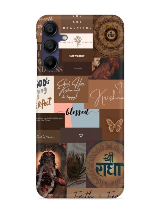 Krishna-Inspired Aesthetic Snap Case for Samsung Galaxy F15 (5G) Zapvi