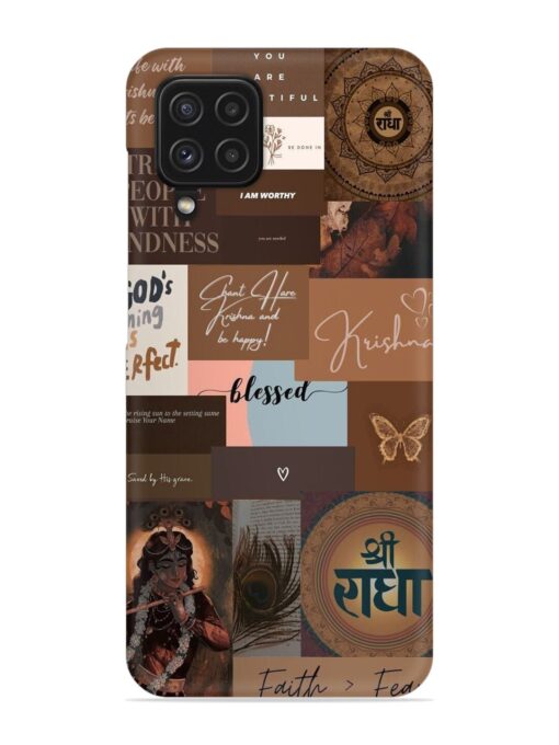 Krishna-Inspired Aesthetic Snap Case for Samsung Galaxy F22