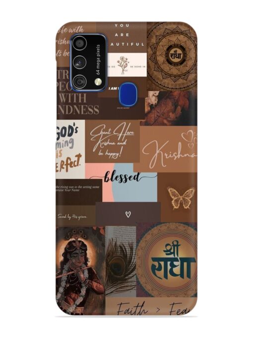 Krishna-Inspired Aesthetic Snap Case for Samsung Galaxy F41