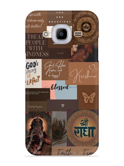 Krishna-Inspired Aesthetic Snap Case for Samsung Galaxy J2 (2016) Zapvi