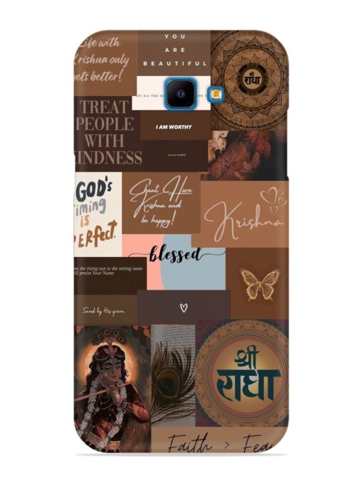 Krishna-Inspired Aesthetic Snap Case for Samsung Galaxy J4 Core Zapvi