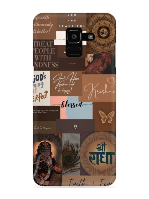 Krishna-Inspired Aesthetic Snap Case for Samsung Galaxy J6 Prime Zapvi