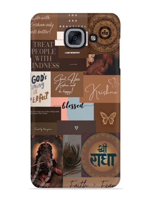 Krishna-Inspired Aesthetic Snap Case for Samsung Galaxy J7 Max