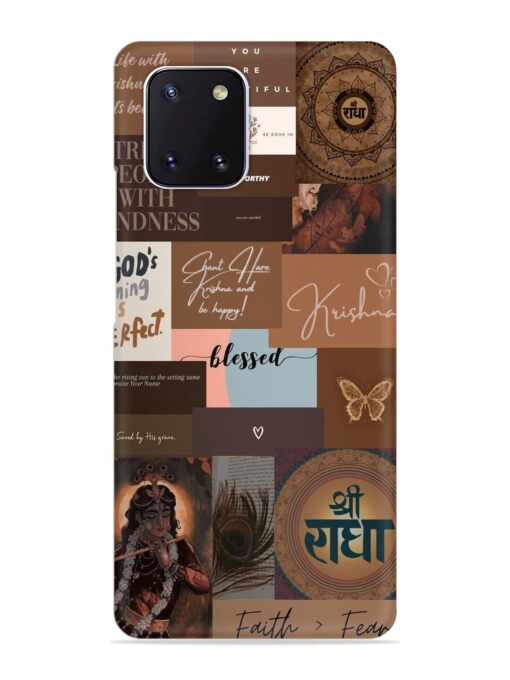 Krishna-Inspired Aesthetic Snap Case for Samsung Galaxy Note 10 Lite