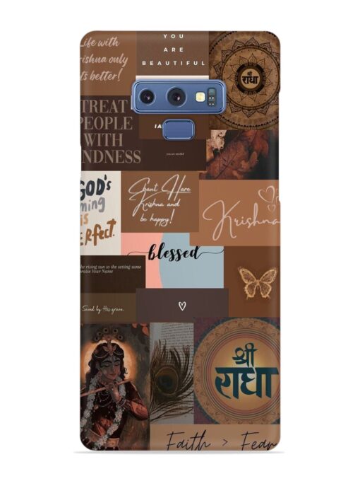 Krishna-Inspired Aesthetic Snap Case for Samsung Galaxy Note 9