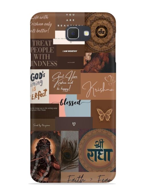 Krishna-Inspired Aesthetic Snap Case for Samsung Galaxy On7 (2016) Zapvi