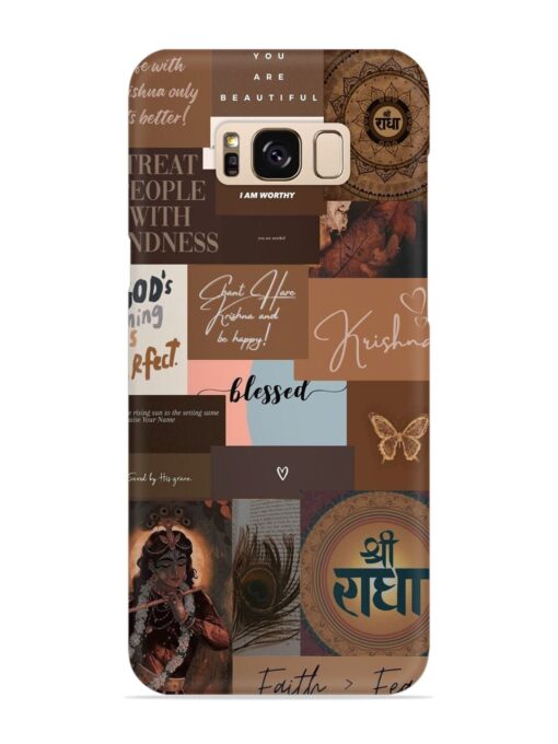 Krishna-Inspired Aesthetic Snap Case for Samsung Galaxy S8 Zapvi