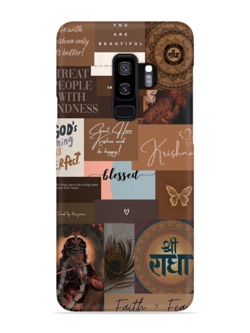 Krishna-Inspired Aesthetic Snap Case for Samsung Galaxy S9 Plus Zapvi