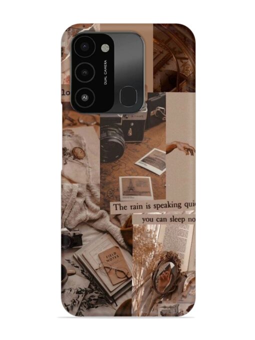 Nostalgic Aesthetic Snap Case for Tecno Spark 8C Zapvi