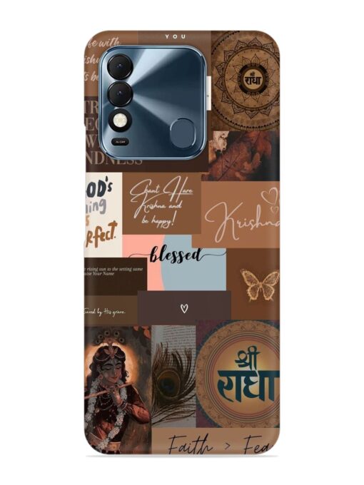 Krishna-Inspired Aesthetic Snap Case for Tecno Spark 8T