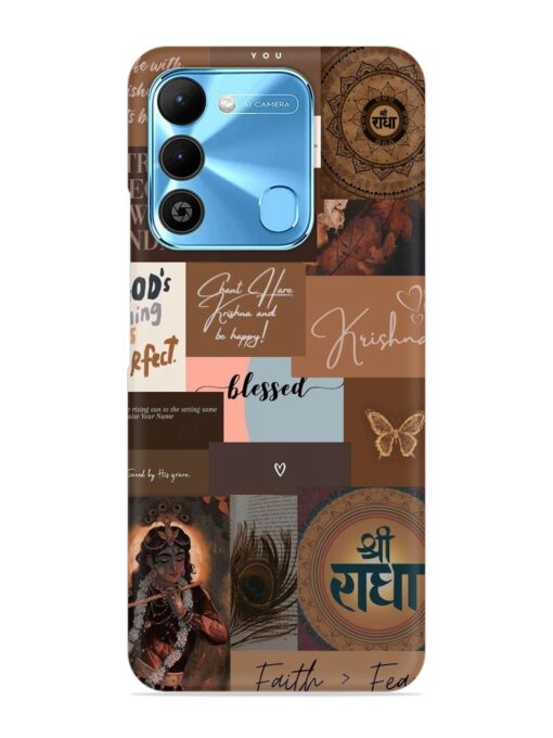 Krishna-Inspired Aesthetic Snap Case for Tecno Spark 9