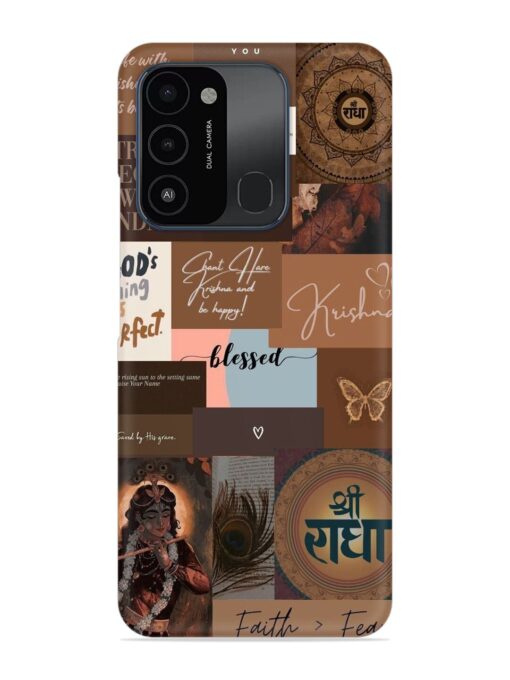 Krishna-Inspired Aesthetic Snap Case for Tecno Spark Go (2022) Zapvi