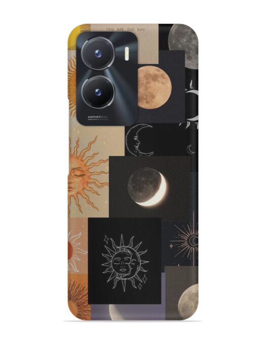 Celestial Collage Snap Case for Vivo T2X (5G) Zapvi