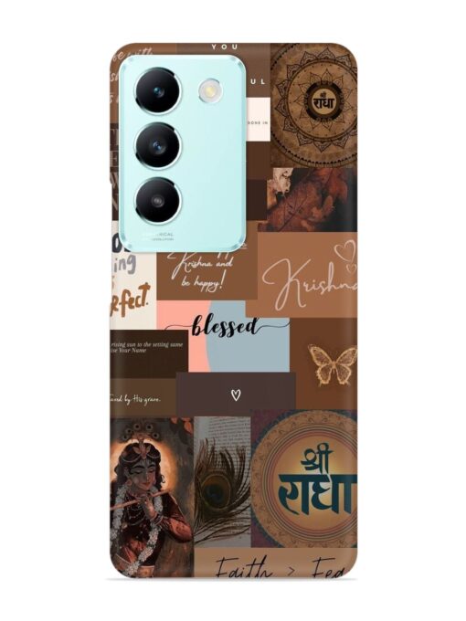 Krishna-Inspired Aesthetic Snap Case for Vivo T3 (5G)