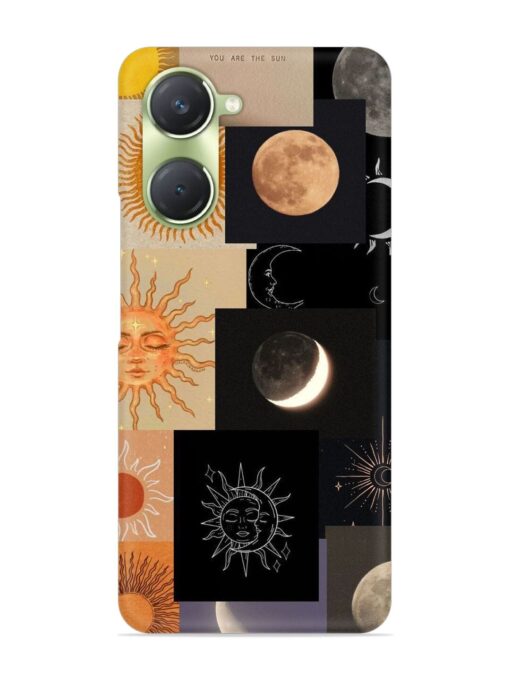 Celestial Collage Snap Case for Vivo T3 Lite (5G)