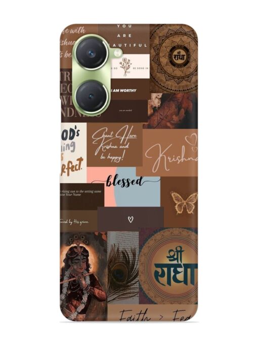 Krishna-Inspired Aesthetic Snap Case for Vivo T3 Lite (5G) Zapvi