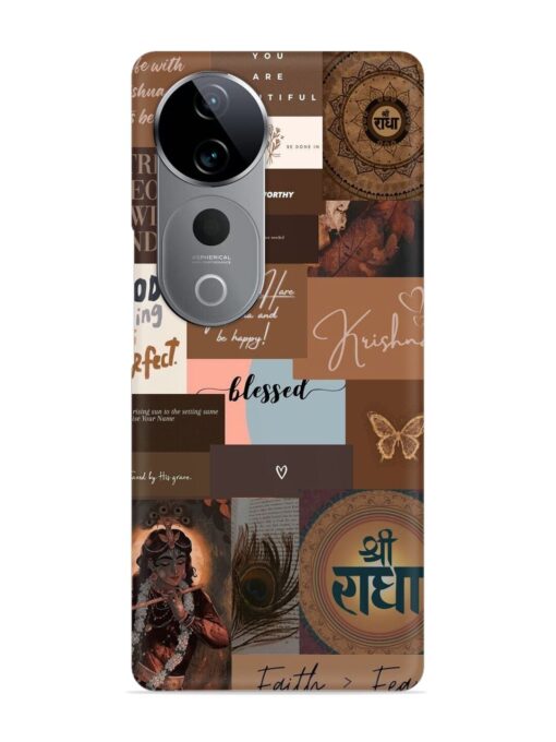 Krishna-Inspired Aesthetic Snap Case for Vivo T3 Ultra (5G)