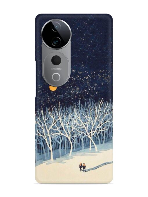 Full Moon Snowshoe Tour Snap Case for Vivo T3 Ultra (5G) Zapvi