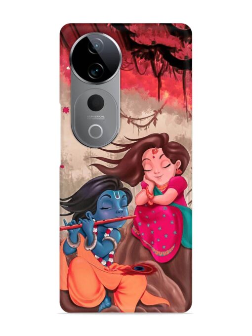 Radhe Krishna Water Art Snap Case for Vivo T3 Ultra (5G)