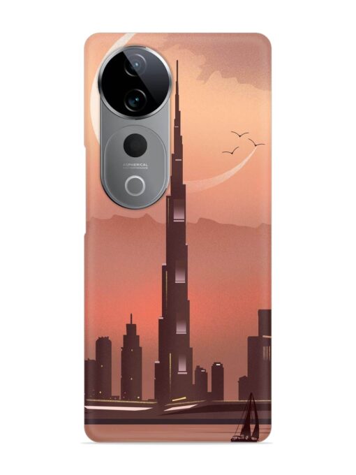 Landmark Burj Khalifa Snap Case for Vivo T3 Ultra (5G)