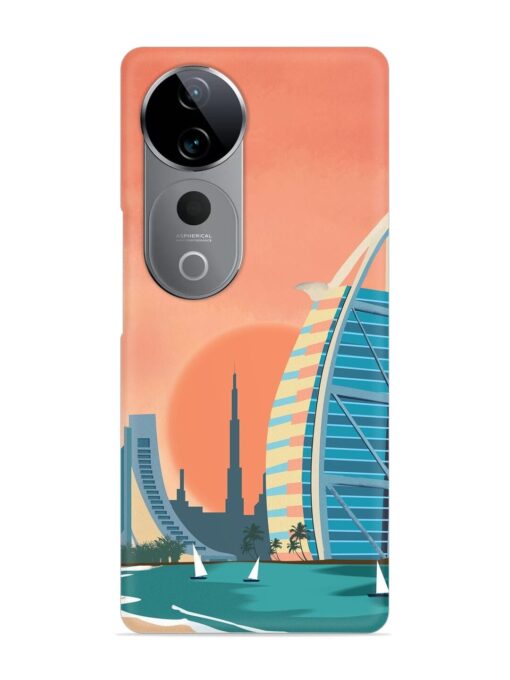 Dubai Architectural Scenery Snap Case for Vivo T3 Ultra (5G)