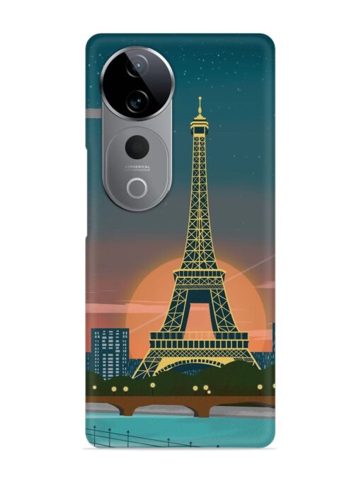 Scenery Architecture France Paris Snap Case for Vivo T3 Ultra (5G)