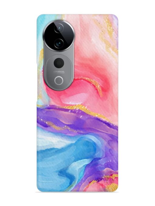 Watercolor Gradient Snap Case for Vivo T3 Ultra (5G)