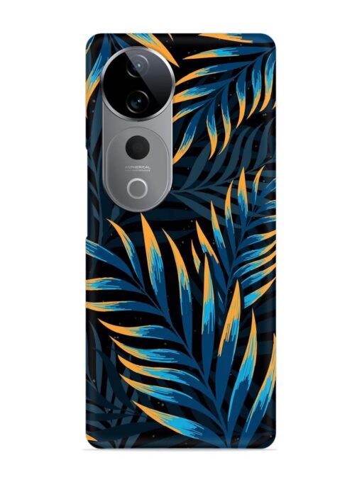 Abstract Leaf Art Snap Case for Vivo T3 Ultra (5G) Zapvi