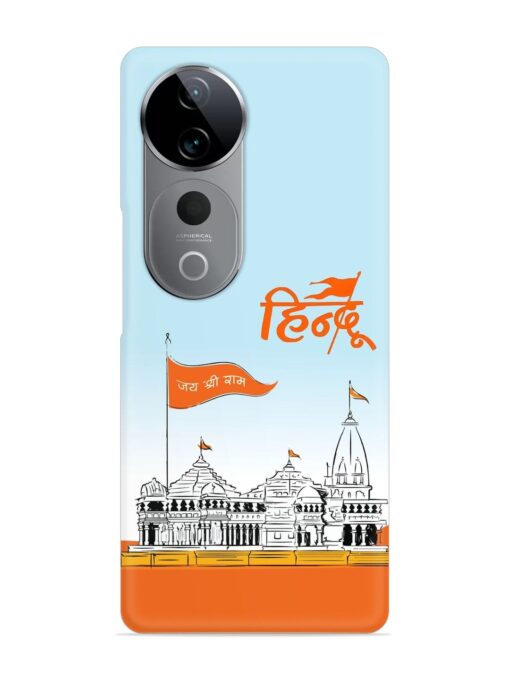 Ram Mandir Hindu Snap Case for Vivo T3 Ultra (5G)