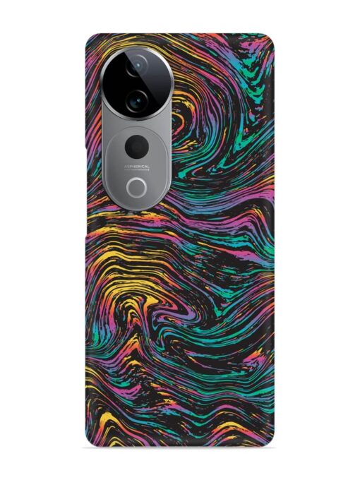 Abstract Liquid Colors Snap Case for Vivo T3 Ultra (5G) Zapvi