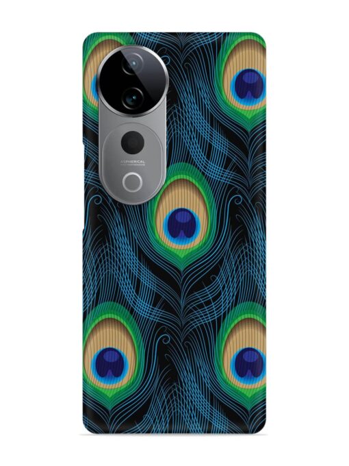 Seamless Pattern Peacock Snap Case for Vivo T3 Ultra (5G)