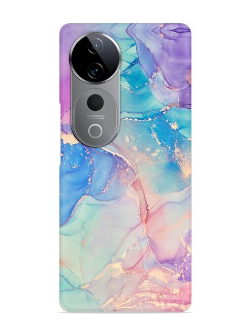 Alcohol Ink Colors Snap Case for Vivo T3 Ultra (5G)