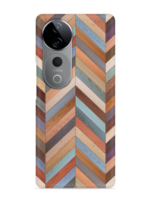 Seamless Wood Parquet Snap Case for Vivo T3 Ultra (5G)