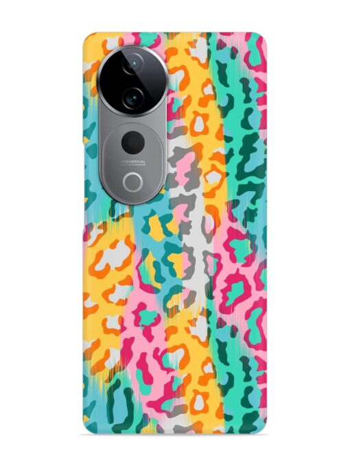 Seamless Vector Colorful Snap Case for Vivo T3 Ultra (5G)