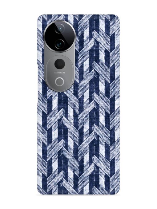 Abstract Herringbone Motif Snap Case for Vivo T3 Ultra (5G) Zapvi