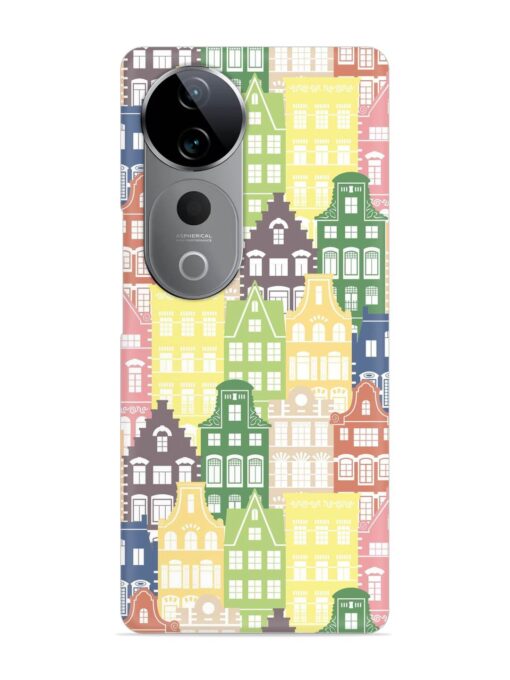 Seamless Shapes Pattern Snap Case for Vivo T3 Ultra (5G)