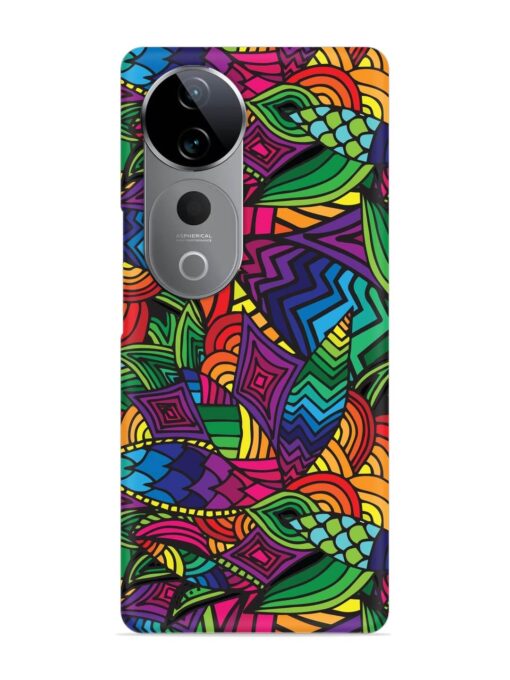 Abstract Multicolor Seamless Snap Case for Vivo T3 Ultra (5G) Zapvi