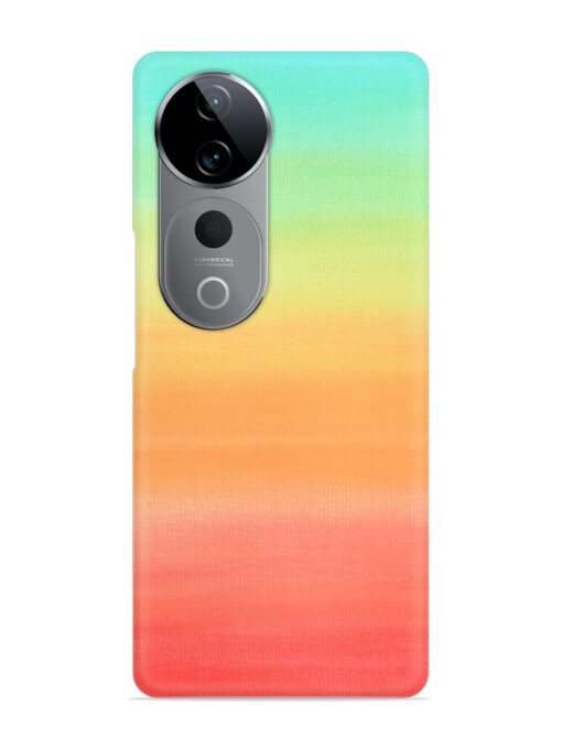 Background Sky Watercolor Snap Case for Vivo T3 Ultra (5G) Zapvi