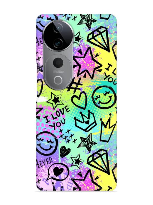 Bright Seamless Pattern Snap Case for Vivo T3 Ultra (5G)