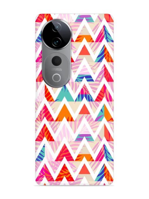 Abstract Triangle Background Snap Case for Vivo T3 Ultra (5G)