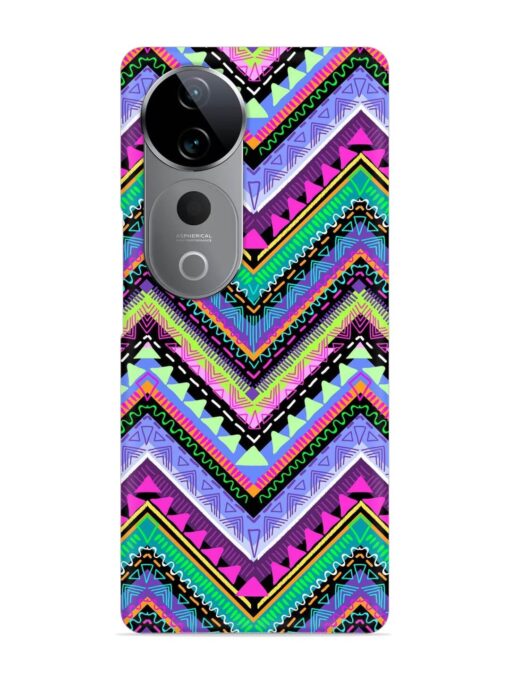 Tribal Aztec Print Snap Case for Vivo T3 Ultra (5G)