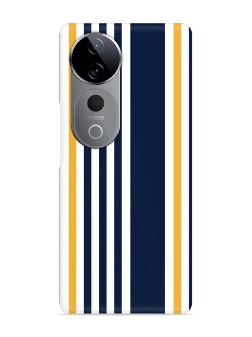 Seamless Stripe Pattern Snap Case for Vivo T3 Ultra (5G)