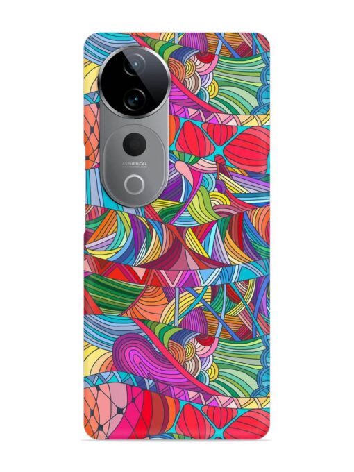 Seamless Patterns Hand Drawn Snap Case for Vivo T3 Ultra (5G)