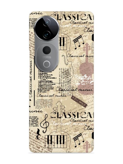 Classical Music Lpattern Snap Case for Vivo T3 Ultra (5G)