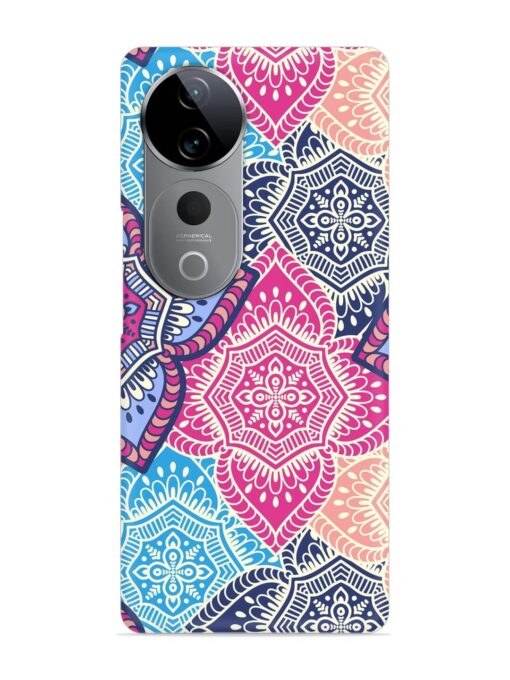 Ethnic Floral Seamless Snap Case for Vivo T3 Ultra (5G)