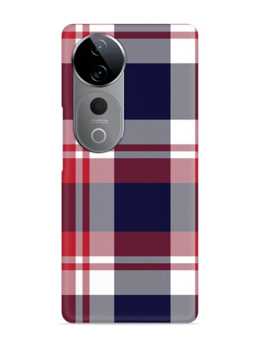 Classic Plaid Tartan Snap Case for Vivo T3 Ultra (5G) Zapvi