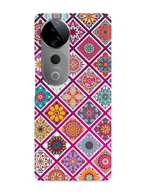 Seamless Tile Pattern Snap Case for Vivo T3 Ultra (5G)