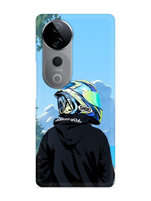 Rider With Helmet Snap Case for Vivo T3 Ultra (5G)