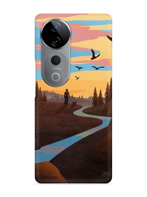 Natural Landscape Art Snap Case for Vivo T3 Ultra (5G)