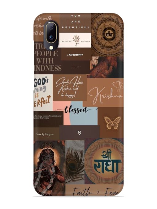 Krishna-Inspired Aesthetic Snap Case for Vivo V11 Pro Zapvi